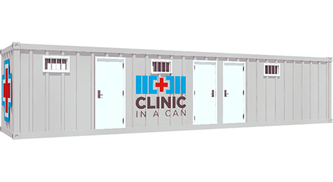 Clinic In A Can SINGLE UNIT container rendering cropped1 Customization & Pricing